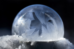 D759053-Frozen-Soap-Bubble-at-Sunset
